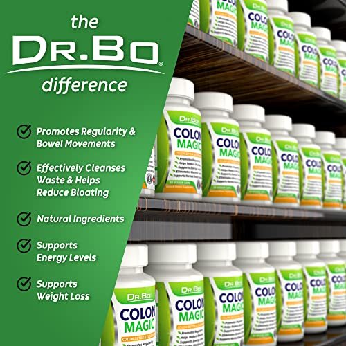 DR. BO Colon Cleanse Detox Formel – Natürliche Darmreinigung für Frauen und Männer, 30 Kapseln