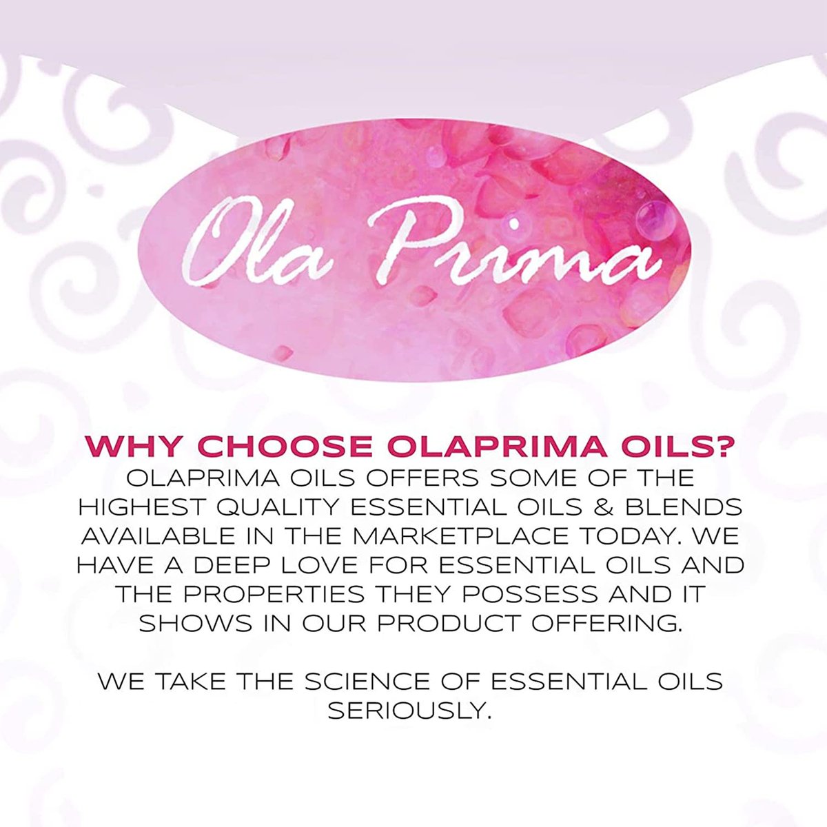 Ola Prima Rosen-Geranie Bio-Öl - Premium Qualität für Aromatherapie, Diffuser, Kerzen- & Seifenherstellung, mit Pipette - 118 ml