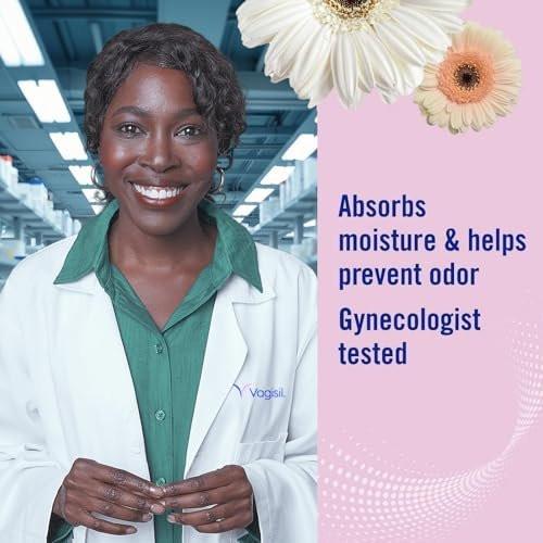 Vagisil Geruchsblocker Deodorant Puder für Frauen – Verhindert Scheuern, Talkumfrei, 8 Unzen (3er-Pack)