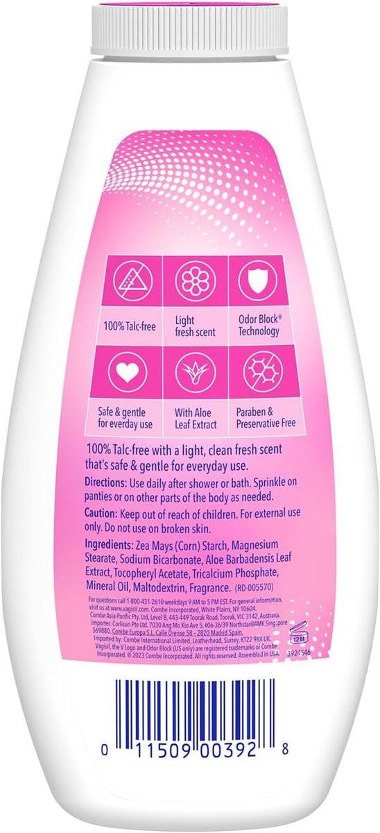 Vagisil Geruchsblocker Deodorant Puder für Frauen – Verhindert Scheuern, Talkumfrei, 8 Unzen (3er-Pack)