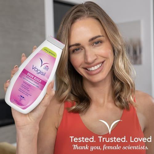 Vagisil Geruchsblocker Deodorant Puder für Frauen – Verhindert Scheuern, Talkumfrei, 8 Unzen (3er-Pack)