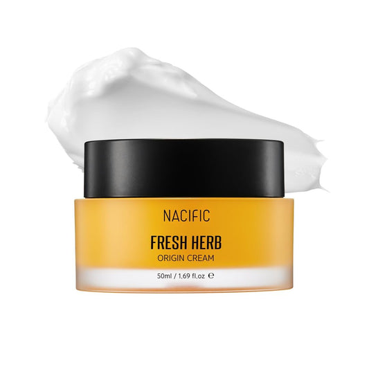 NACIFIC Fresh Herb Origin Feuchtigkeitscreme mit Vitamin B – Strahlende Haut, Stärkung der Hautschutzbarriere, Tag- und Nachtpflege, 50 ml