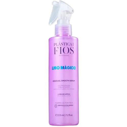 CADIVEU Plastica Dos Fios Liso Magico Gradual Smooth Serum (215 ml) mit Kamm