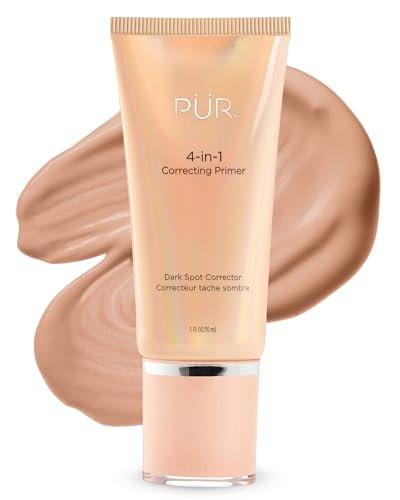 PÜR MINERALS 4-in-1 Correcting Primer, Dark Spot Correktor – Feuchtigkeitsspendender Primer für das Gesicht vor dem Make-up, gegen Augenringe, Altersflecken und Sommersprossen, 30 ml