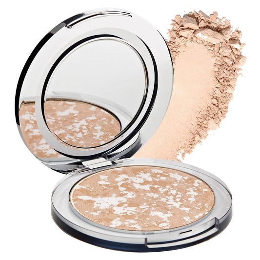 PÜR MINERALS Pressed Setting Powder Balancing Act – Hautperfektionierender Pressed Compact Powder für einen glatten, frischen, natürlich-matten Teint – Transluzenter Setting Powder Make-up für alle Hauttöne, tierversuchsfrei