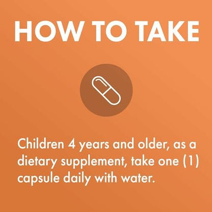 Dr. Mercola Liposomales Vitamin C für Kinder - 125 mg Vitamin C - Unterstützt Immun- und Gehirnfunktion - Liposomale Lieferung - Nicht-GVO, glutenfrei & sojafrei - 30 Kapseln (30 Portionen)