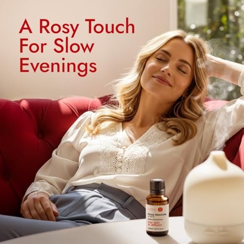 H'ana Rosenöl - 30 ml Rosen Ätherisches Öl für Haut, Haare, Diffuser, Aromatherapie & DIY