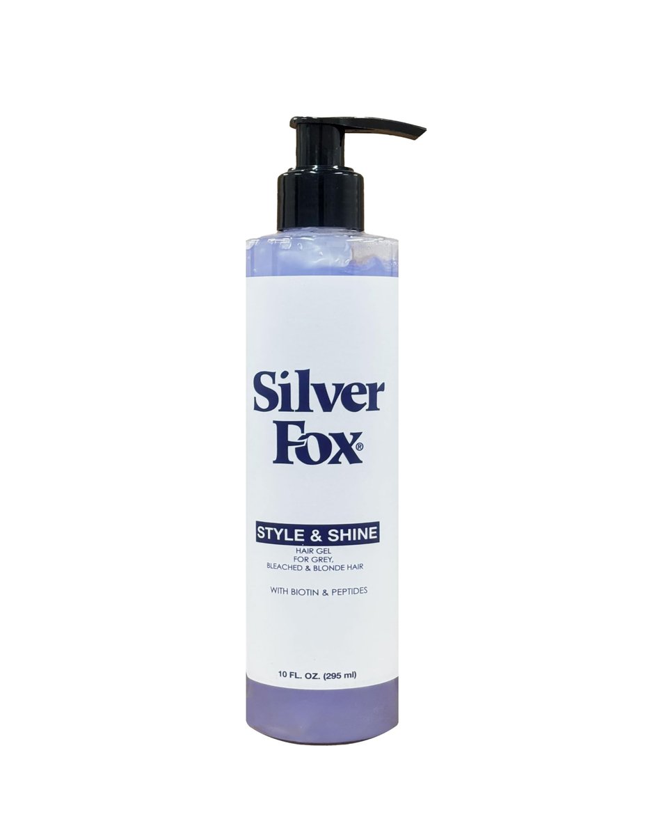 Silver Fox Style & Shine Hair Gel – Grau, 30 ml – Für glänzendes, kontrolliertes Styling