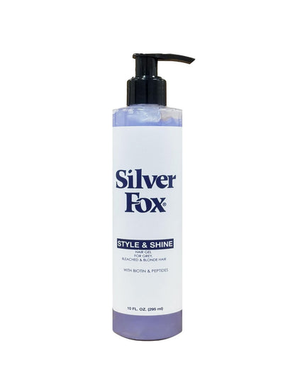 Silver Fox Style & Shine Hair Gel – Grau, 30 ml – Für glänzendes, kontrolliertes Styling