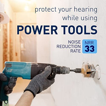 Flents Protechs Ohrstöpsel aus Schaumstoff, 70 Paar für Schlafen, Schnarchen, Lärm, Reisen, Konzerte, Bauarbeiten, Lernen, Arbeit, Schießen, NRR 33, Lärmschutz, Einweg, Lila, Hergestellt in den USA