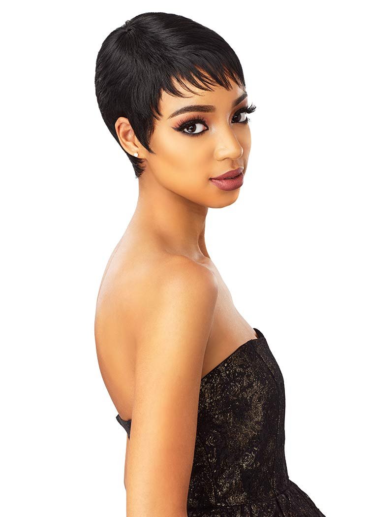 Sensationnel Instant Fashion Wig – Ruby Synthetische Perücke in BG Burgunderrot für schnelles Styling unterwegs