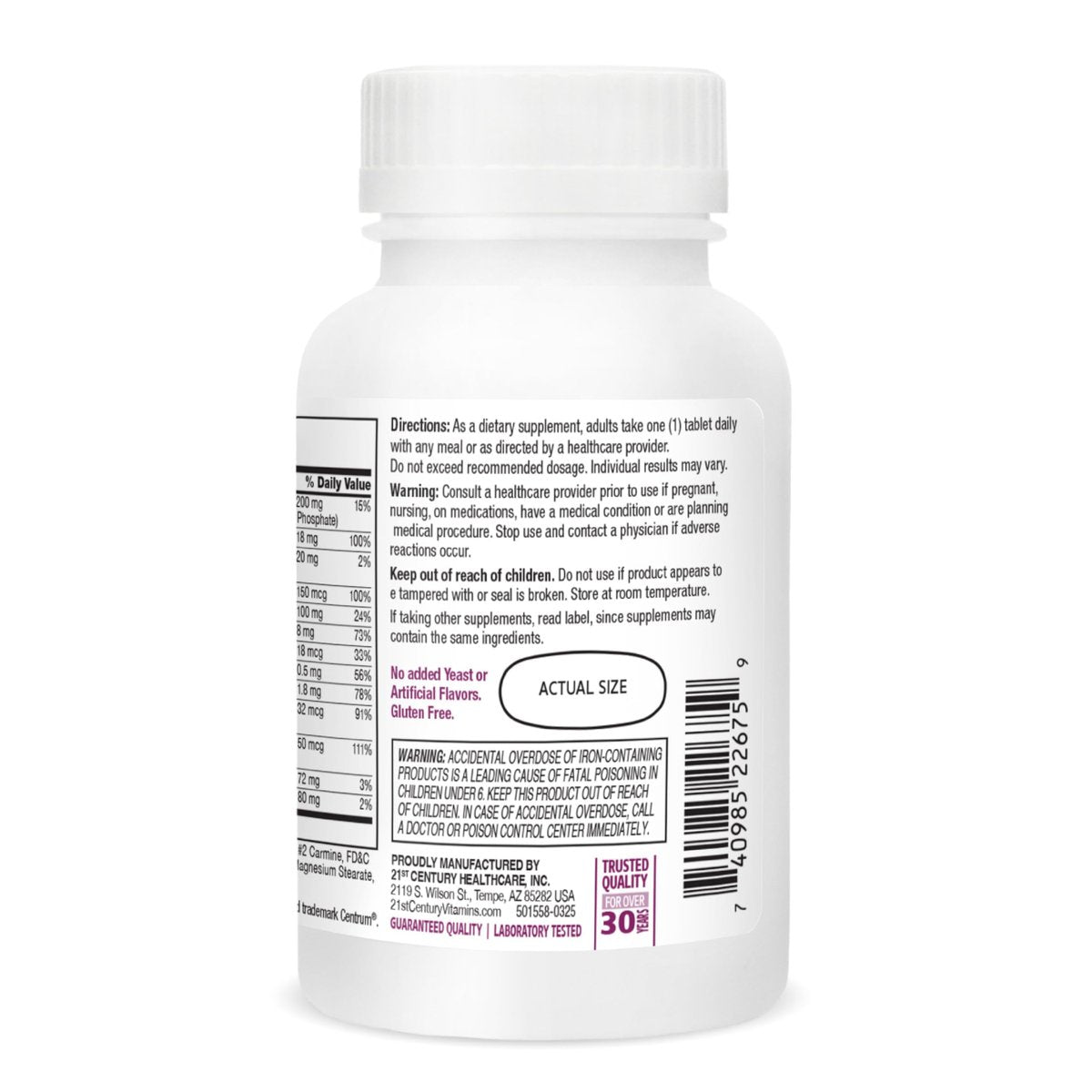 21st Century Sentry Women Multivitamin Tabletten, 120 Stück