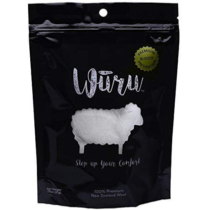 Wuru Wool Premium Blasenprävention Fußpflege für Wandern, Laufen und den Alltag – Hergestellt in den USA
