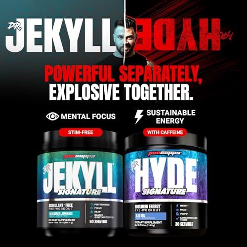 ProSupps Mr. Hyde Signature Pre Workout Pulver mit Kreatin, Beta-Alanin & Koffein – Leistung, Energie & Ausdauer – sauberes Fitness- & Gym-Supplement für Männer & Frauen (Fruchtpunsch, 30 Portionen)