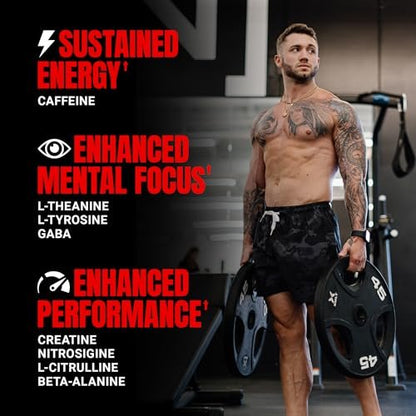 ProSupps Mr. Hyde Signature Pre Workout Pulver mit Kreatin, Beta-Alanin & Koffein – Leistung, Energie & Ausdauer – sauberes Fitness- & Gym-Supplement für Männer & Frauen (Fruchtpunsch, 30 Portionen)