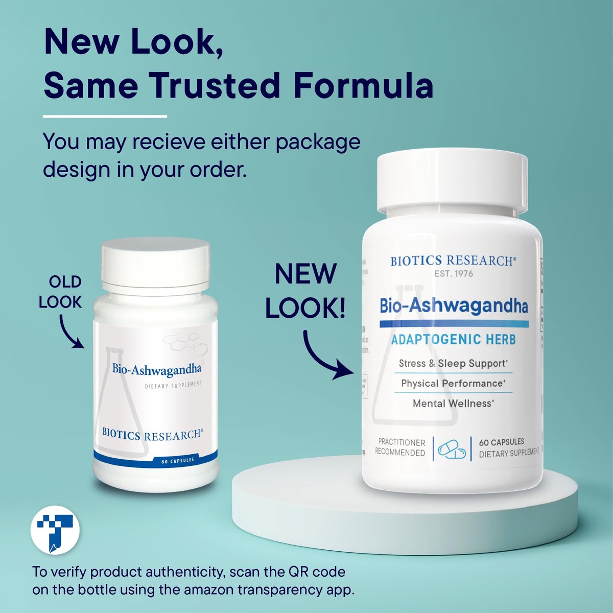 Biotics Research Bio Ashwagandha 300 mg – Adaptogenes Kraut zur Förderung der Entspannungsreaktion, gesunder Nebennieren, kognitiver und Immunfunktion – 60 Kapseln