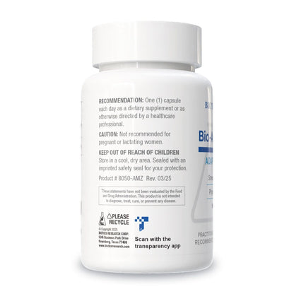 Biotics Research Bio Ashwagandha 300 mg – Adaptogenes Kraut zur Förderung der Entspannungsreaktion, gesunder Nebennieren, kognitiver und Immunfunktion – 60 Kapseln