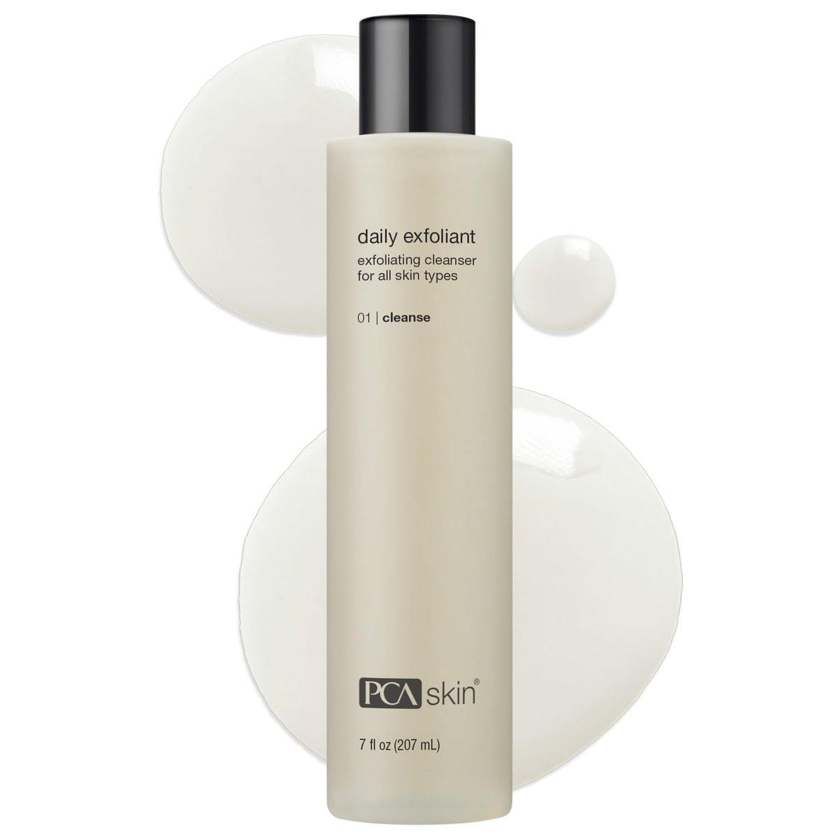 PCA SKIN Daily Face Exfoliant Cleanser – Feuchtigkeitsspendender Gesichtsreiniger mit erneuerbaren Peelingpartikeln, 200 ml