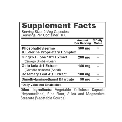 NusaPure Phosphatidylserin Memory Ultimate Complex 1000 mg – 200 vegane Kapseln (Non-GMO)