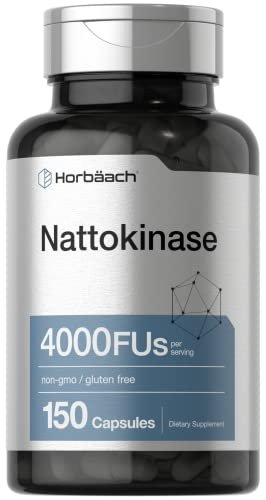 Horbäach Nattokinase 4000 FU – 150 Kapseln | Non-GMO, Glutenfrei, Premium Enzympräparat