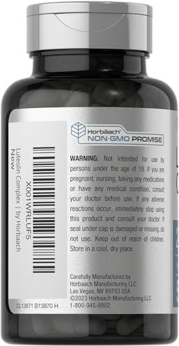Horbäach Luteolin Komplex 200mg | 50 Kapseln | Mit Rutin | Vegetarisch, Ohne Gentechnik & Glutenfrei