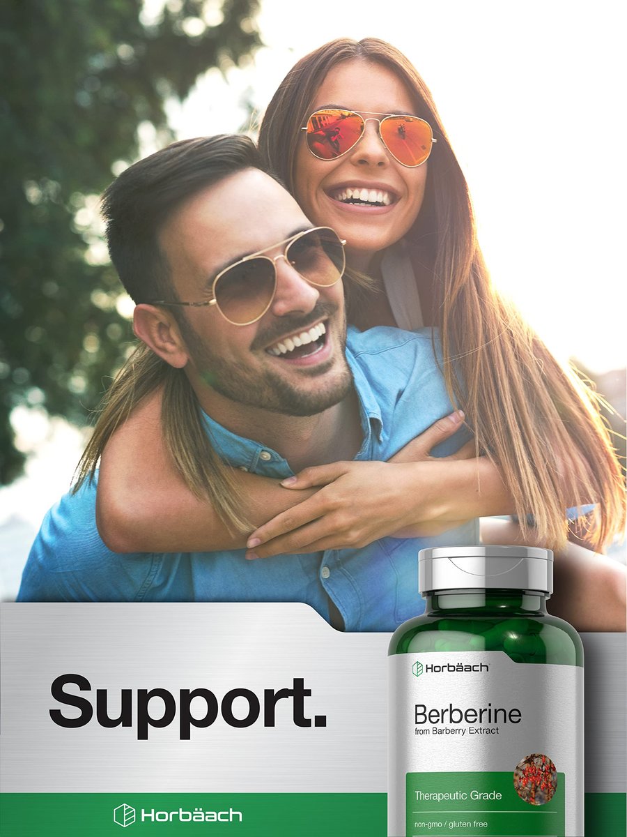 Horbaach Berberin HCL Kapseln | 500 mg | 120 Kapseln | aus Berberitzen-Extrakt | Therapeutische Qualität | Vegetarisch, Non-GMO, Glutenfrei
