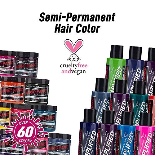MANIC PANIC Classic Alien Grey Semi-Permanente Haarfarbe - Kühles, mittleres Schiefergrau für Frauen & Männer - Vegan, Ammoniak- & tierversuchsfrei - 4 oz
