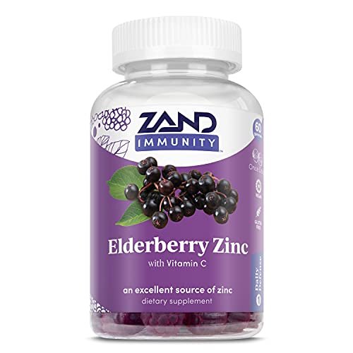 ZAND Holunder-Zink Immunitäts-Gummis mit Vitamin C – Ganzjährige Immununterstützung für Kinder & Erwachsene, 60 Stück
