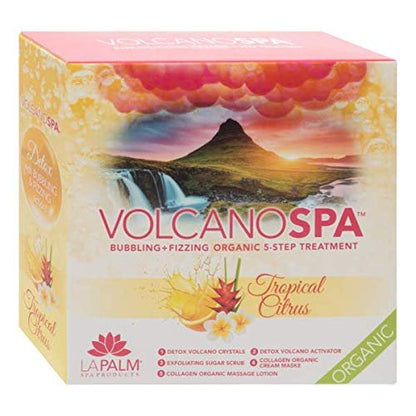 La Palm Volcano Spa 5-Schritte-Pediküre-Set (Tropische Zitrusfrüchte)