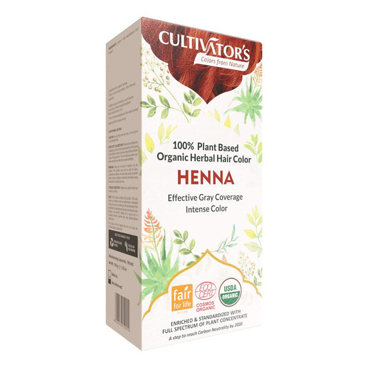 CULTIVATOR'S Henna Permanent Haarfarbe – 4er-Pack (0,88 Unzen) für langanhaltende Farbe