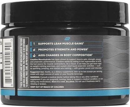 ONNIT Creatin-Monohydrat-Pulver – IGEN™ Non-GMO getestet, 5 g Premium-Creatin für Muskelkraft, Leistung und magere Masse, unterstützt die Gehirngesundheit und zelluläre Energie, ungesüßt, 30 Portionen, 150 g