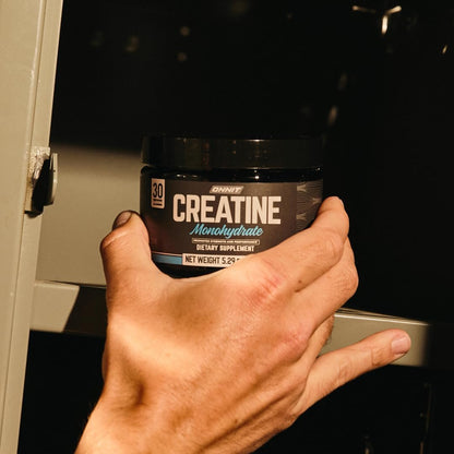 ONNIT Creatin-Monohydrat-Pulver – IGEN™ Non-GMO getestet, 5 g Premium-Creatin für Muskelkraft, Leistung und magere Masse, unterstützt die Gehirngesundheit und zelluläre Energie, ungesüßt, 30 Portionen, 150 g