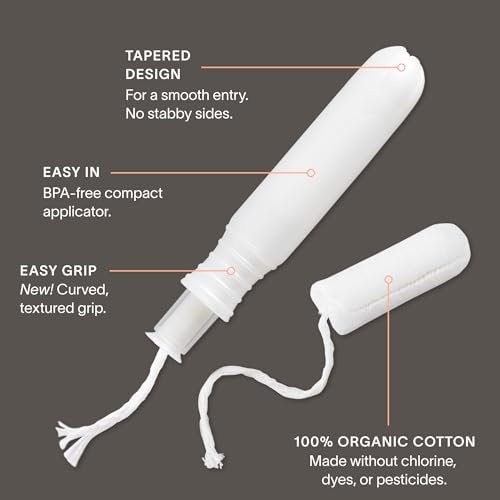 Cora Bio-Baumwoll-Tampons Multipack (18 Super, 18 Super Plus Tampons)