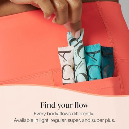 Cora Bio-Baumwoll-Tampons Multipack (18 Super, 18 Super Plus Tampons)