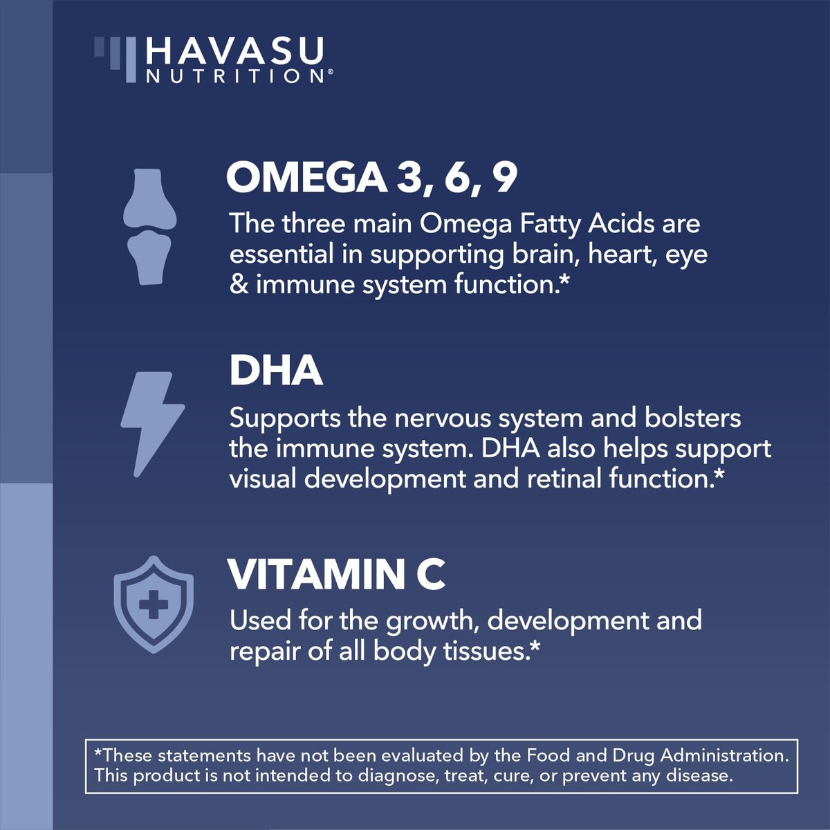 Omega 3 6 9 + DHA Gummies für Erwachsene – Pflanzliche Alternative zu Fischöl mit Chiasamenöl und Algen – Unterstützt Gehirn- und Immunfunktion – Zitronen- und Orangenaroma – Vegetarierfreundlich – 60 Stück