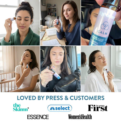 UpNature Calm Beruhigendes Ätherisches Öl Roll-On – 100% Natürliche Aromatherapie zur Entspannung – Pflegebedarf für die Arbeit, Geschenke für Krankenschwestern – Selbstfürsorge-Geschenke für Frauen