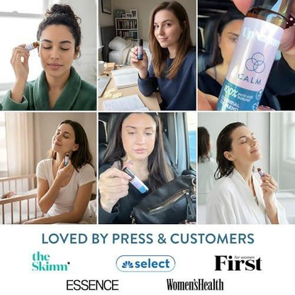 UpNature Calm Beruhigendes Ätherisches Öl Roll-On – 100% Natürliche Aromatherapie zur Entspannung – Pflegebedarf für die Arbeit, Geschenke für Krankenschwestern – Selbstfürsorge-Geschenke für Frauen
