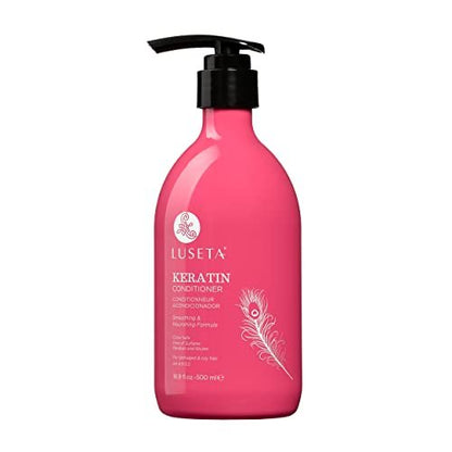 Luseta Keratin Conditioner Feuchtigkeitsspendend & Pflegend für trockenes & geschädigtes Haar, 500 ml