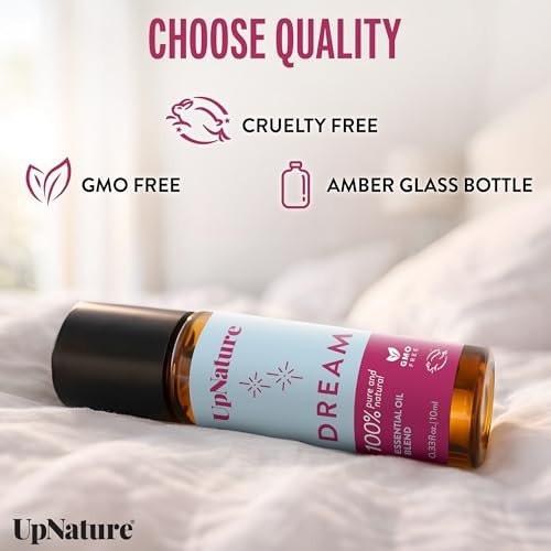 UpNature Dream Sleep Roll-On – Natürliche Schlafmischung mit Lavendel & Kamille, Aromatherapie-Öl, 10 ml