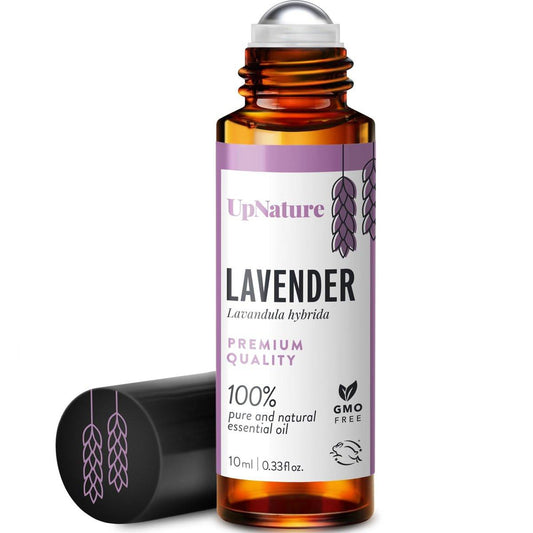 UpNature Lavendel Ätherisches Öl Roll-On – 100% Natürliches Lavendelöl für die Haut, 0,33 Fl Oz