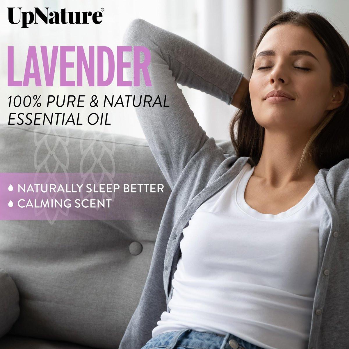 UpNature Lavendel Ätherisches Öl Roll-On – 100% Natürliches Lavendelöl für die Haut, 0,33 Fl Oz