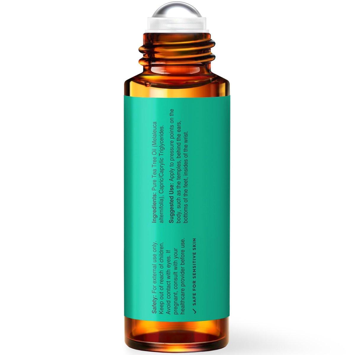 UpNature Teebaumöl Roll-On – 100% natürliches Teebaumöl für die Hautpflege, 0,33 Fl Oz