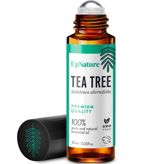 UpNature Teebaumöl Roll-On – 100% natürliches Teebaumöl für die Hautpflege, 0,33 Fl Oz