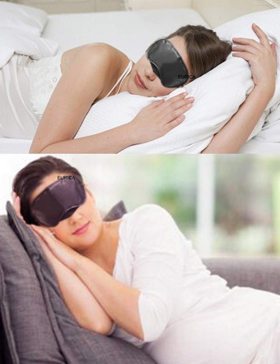 30er-Pack Schlafmasken – Augenmaske für Erwachsene und Kinder mit Nasensteg und verstellbarem Band, schwarz, Nylon