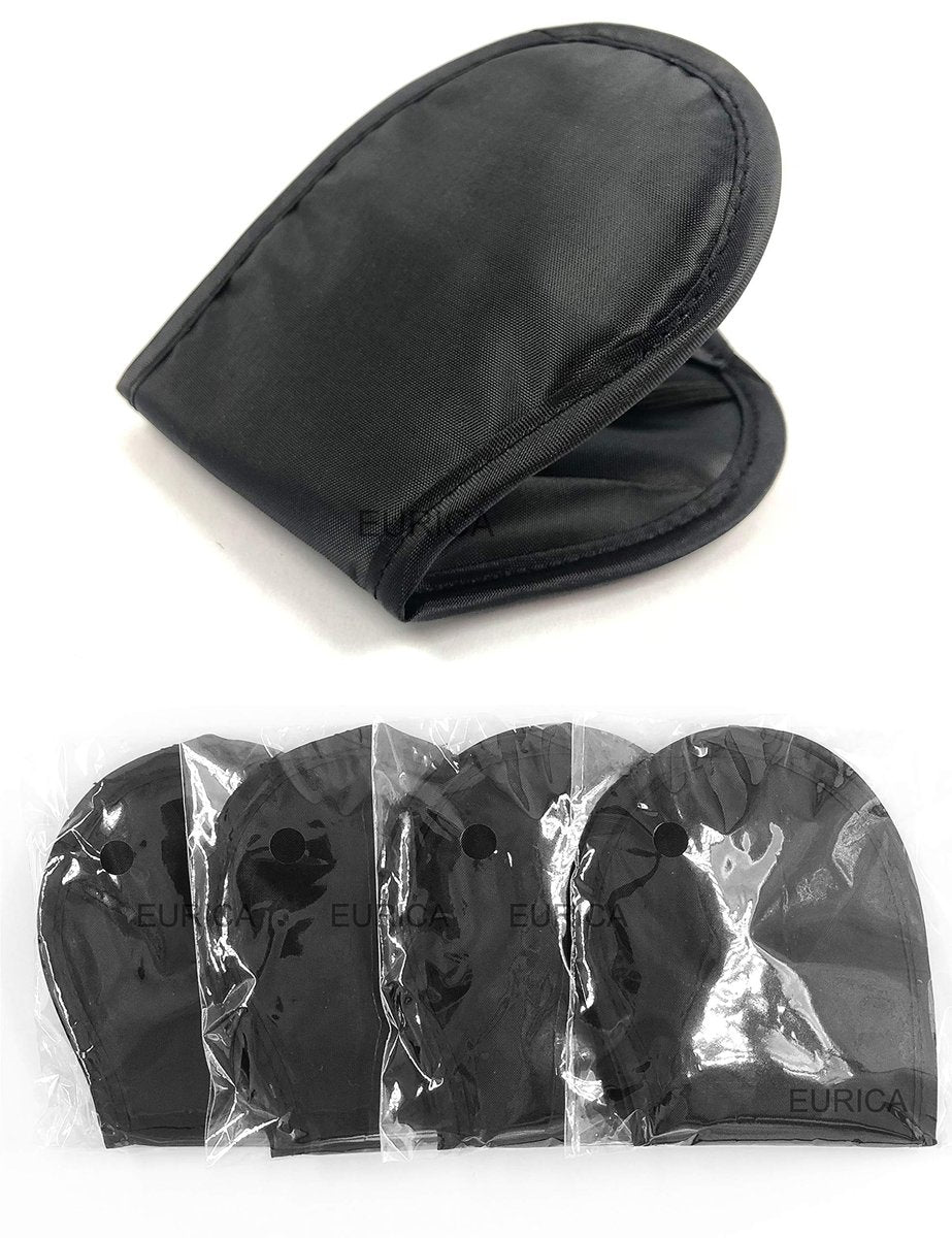 30er-Pack Schlafmasken – Augenmaske für Erwachsene und Kinder mit Nasensteg und verstellbarem Band, schwarz, Nylon