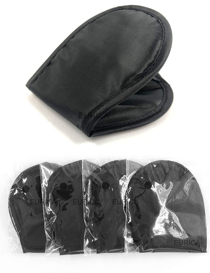 30er-Pack Schlafmasken – Augenmaske für Erwachsene und Kinder mit Nasensteg und verstellbarem Band, schwarz, Nylon