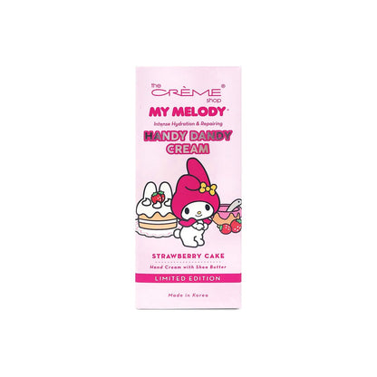 The Crème Shop Korean Cute Scented Pocket Portable Soothing Hand Cream x Sanrio Hello Kitty – Erdbeerkuchen (Strawberry Cake)