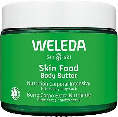 Weleda Skin Food Intensive Hautpflege Körperbutter, 150 ml, Plastikdose