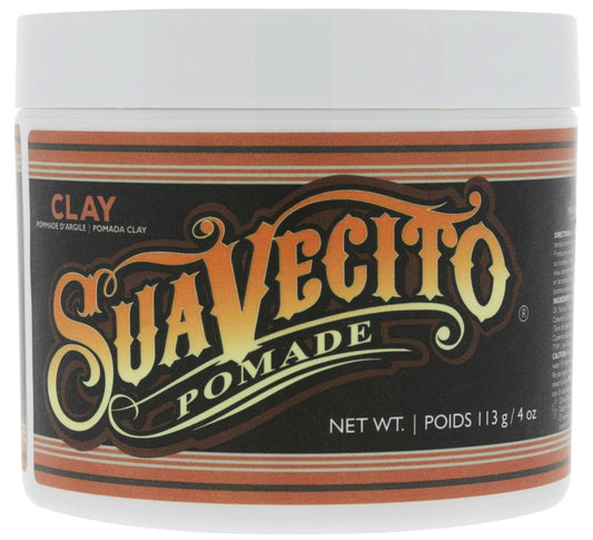 Suavecito Pomade Firme Clay für Männer – Starker Halt, matter Glanz, professionelle Haarstyling-Clay für mehr Volumen und Definition – 113 g
