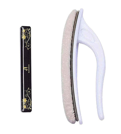 Waschbare Nano-Glas-Nagelfeile mit Etui und Chamois-Puffer für Nagelwachscreme – beUakso Premium Nagelbuffer und Glanz-Set für natürliche und Acrylnägel in Blumenbox